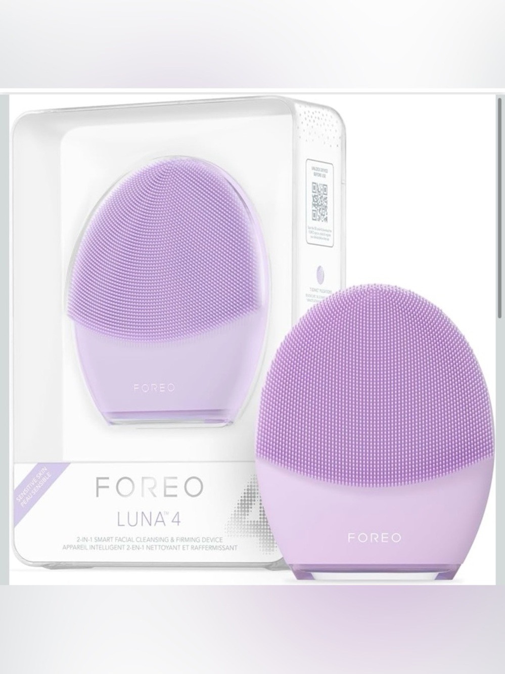FOREO LUNA 4 Facial Cleansing Device - Lavender Purple